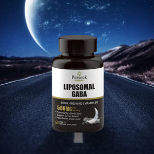 Comprimés de sommeil pour adultes Perseek avec supplément à croquer GABA L-théanine 5-HTP-Calm-Plex - Product Image 1