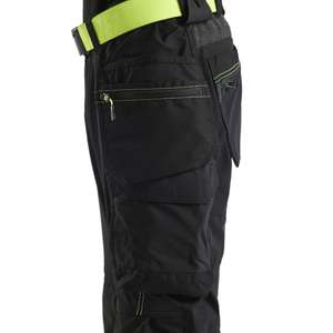 BLAKLADER - 152216459933D92 Pantalon Craftsman Stretch dans les 4 sens Noir/Jaune-PANTALON DE TRAVAIL EAN 7330509724125 PANTALON DE TRAVAIL CARGO - Product Image 4