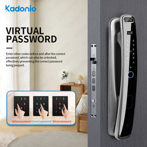 Kadonio điện sinh trắc học vân tay nhận dạng khuôn mặt thông minh cửa máy ảnh khóa cho cổng cửa gỗ - Product Image 4
