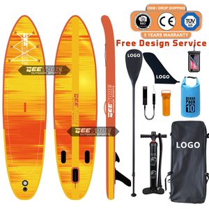 GeeTone Factory Surf <span class=keywords><strong>SUP</strong></span> Boards PVC Drop Stitch Inflable ISUP Paddle Board Stand Up Paddleboard - Product Image 6