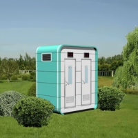 Toilettes mobiles à structure en acier durable, toilettes chimiques publiques, vente en gros directe d'usine en Chine, prix de vente en gros