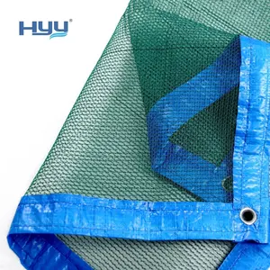 Black And Blue Scaffolding Net HDPE Building Safety Protecting Netting