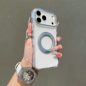Funda Transparente Giratoria 360° de TPU y Acrílico para Teléfono Móvil, Compatible con iPhone 17 Air, 16, 15, 14, 13, 12 Pro Max, en Oferta - Product Image 5