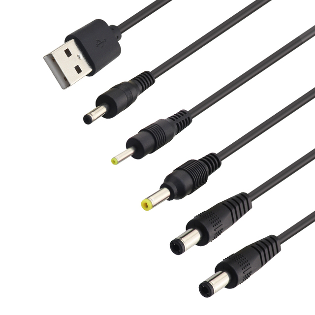 Consumer Electronic Ce Certification Usb to Dc Power Charger Cable 4.0*1.7 Adapter 5v Charging Wire Usb Charging DC Power Cable