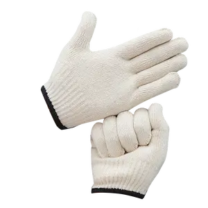 Polyester String Knitted Cheap Cotton Gloves