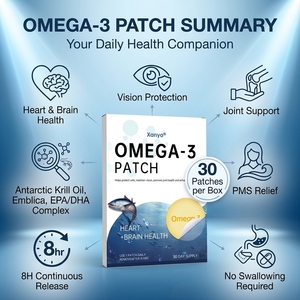 Nouveauté : Huile <span class=keywords><strong>de</strong></span> poisson des grands fonds Omega 3 en patch – Nourrit le cœur et le cerveau, améliore la santé, crée un nouveau choix pour une vie saine - Product Image 6