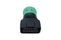 Juego de 5 conectores adaptadores de diagnóstico J1939 de 9 pines macho a OBD2 de 16 pines hembra