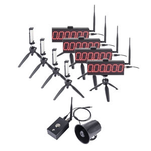 Speedtech S-004 Wireless Laser Timing System For 4 Tracks Competitions Record The Time of Each Track Outdoor Lap Racing Timer