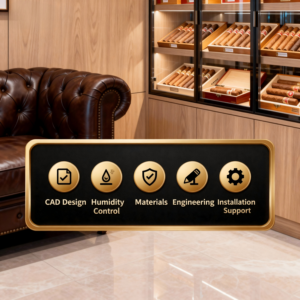Servicio de Diseño e Instalación de Salas de Cigarros Personalizadas para Hoteles <span class=keywords><strong>y</strong></span> Clubs de Grado Comercial - Product Image 2