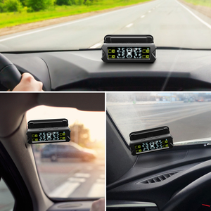Système de surveillance de la pression et de la température des pneus de voiture, 4 capteurs <span class=keywords><strong>TPMS</strong></span>, 116 PSI, 8 bars, solaire, USB, sans fil, <span class=keywords><strong>TPMS</strong></span> interne pour voiture - Product Image 5