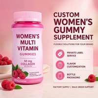 Gomitas de Biotina Multivitamínicas de Marca Privada para el Cabello, la Piel y las Uñas, Gomitas de Colágeno de Belleza con Sabor a Fresa para Mujeres Adultas, 60 Unidades