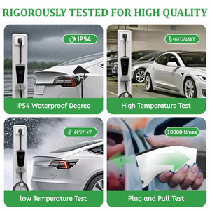 Pengisi Daya EV Portabel Wufen 3.5KW/7KW Tiga Fasa Soket Tipe 2 Berperingkat IP54 32A Kabel 5M untuk Garasi Rumah & Tempat Parkir Umum - Product Image 3
