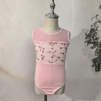 Justaucorps de ballet pour filles en nylon et élasthanne, maille florale brodée, couleurs personnalisées