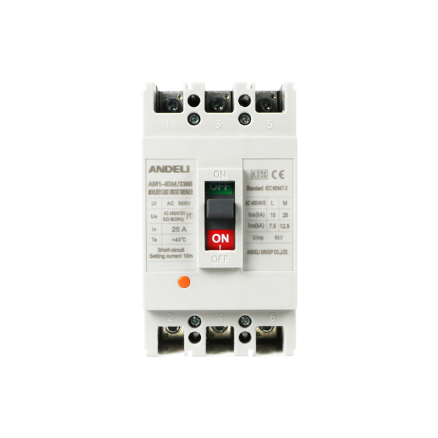ANDELI Trip Switch AC 50/60Hz 6A 10A AM1-63M/3300 3P 20A 25A 32A 40A 50A 63A  MCCB Circuit Breaker Price List