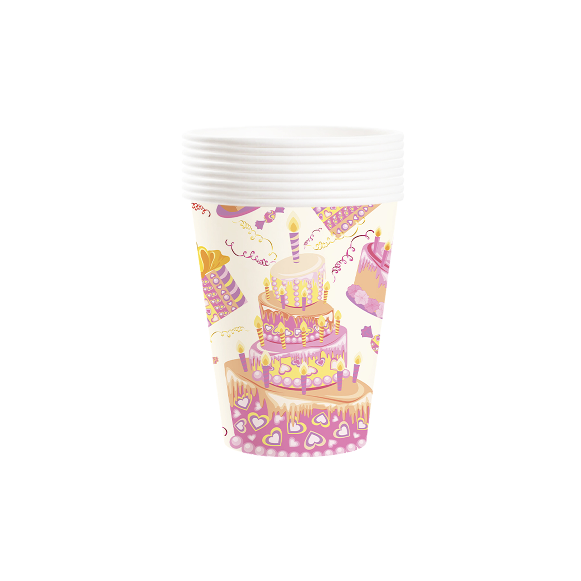 vaso de papel de 9 oz