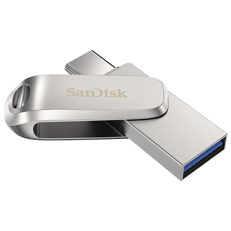 Original Sandisk Usb Flash Drive 32gb 64gb Pendrives 128gb 256gb 512gb Pen Drive Type-c Otg Usb 3.1 Memory Stick Metal U Disk