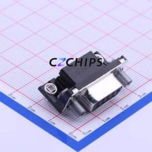 5747844-6 D-Sub/VGA Connector Bent Lead Through Hole Connector Female 9P Right Angle Insert 2 - Product Image 1