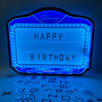 Enseigne à message avec logo personnalisé, panneau de lettres en acrylique, présentateur de bouteilles lumineux à LED pour discothèque, bar, affichage de service VIP, vente en gros