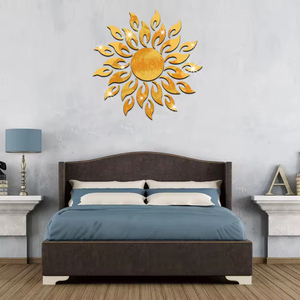Nuovo <span class=keywords><strong>Adesivo</strong></span> Murale Decorativo a Specchio con Girasoli in Acrilico per Decorazione di Soggiorno e Camera <span class=keywords><strong>da</strong></span> Letto - Product Image 4