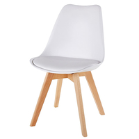 Chaise en plastique avec coussin en cuir PU de Turquie, pour salle à manger, terrasse, meubles, avec fonction de refroidissement, pour la maison, le bureau et la salle de sport