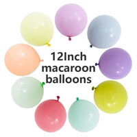 Fabricant de ballons macarons de 12 pouces de qualité supérieure, 100 pièces/sac, fournisseur et usine de ballons de décoration de fête en gros
