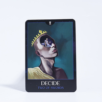 Impression de cartes Oracle personnalisées, cartes de tarot, cartes d'affirmation positive en espagnol pour enfants