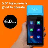 Écran IPS Android 11 6 pouces 2 Go + 32 Go Imprimante portable POS 58mm NFC/MSR/Chip Epos Machine Terminal Z500