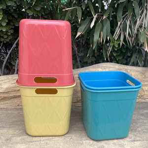 Small <b>Square</b> Household Trash Can 10L Open Indoor Waste <b>Bin</b> For Living Room Bedroom Office Bathroom - Product Image 5