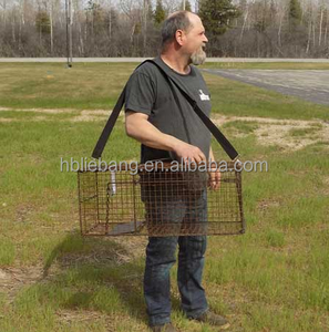 Pièges à animaux vivants pliables professionnels personnalisés de grande taille 31x11x13'' pliés et humains - Product Image 1