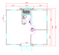 Casa Contenedor Expandible de 2 Dormitorios con Baño y Cocina, Diseño Moderno para Habitaciones de Resort, Uso en Exteriores y Pedidos al por Mayor