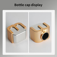Flacon de parfum en verre vert de 100 ml, design unique et creux, avec logo personnalisé en relief, conteneur cosmétique vaporisateur avec boîte cadeau