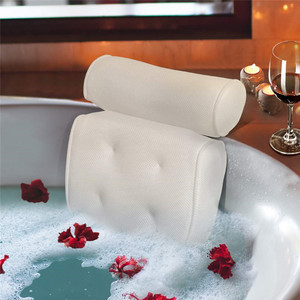 Oreiller de massage pour spa, appui-tête pour <span class=keywords><strong>baignoire</strong></span>, <span class=keywords><strong>coussin</strong></span> de bain avec ventouses, accessoires pour jacuzzi, coussins pour le dos et la tête - Product Image 6