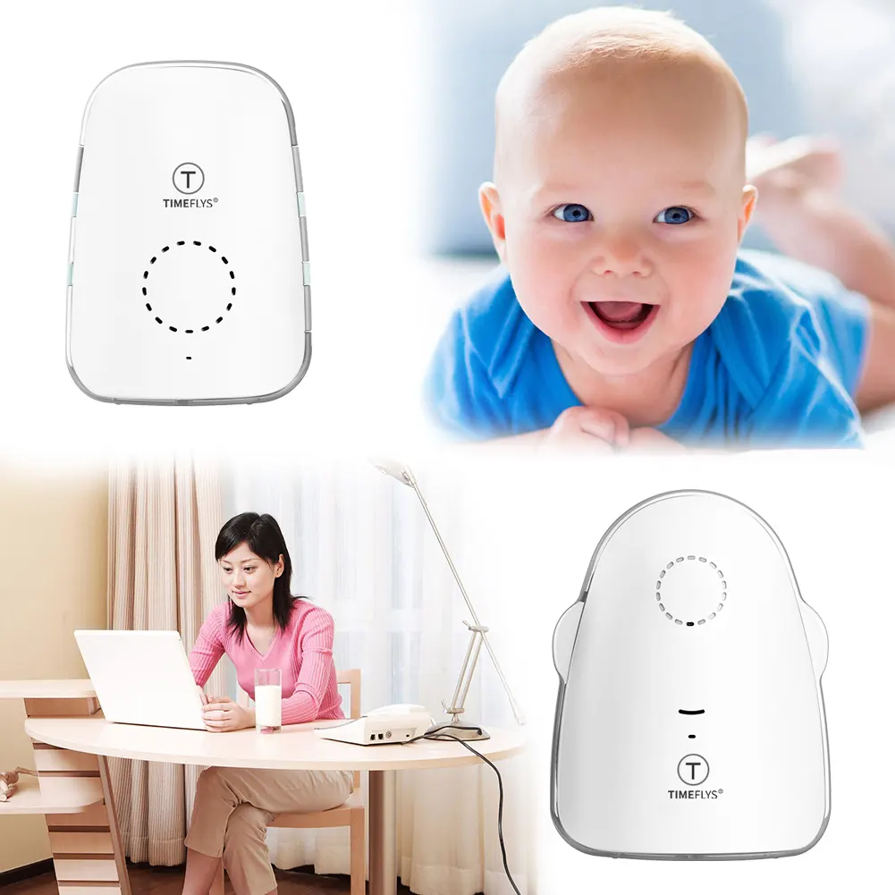 Hot Sell New Trend Audio Babi Monitor Night Light Sound Detection 1000 Feet Range Long Battery Smart Baby Monitor For Babi