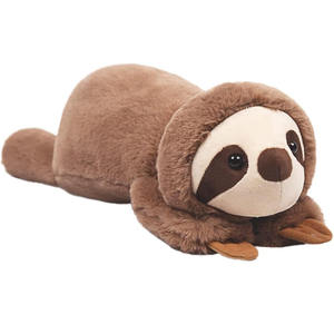 Suave perezoso <span class=keywords><strong>animales</strong></span> de peluche cuerpo almohada abrazo dormir esponjoso Animal salvaje juguetes muñeco de peluche regalos almohada empaquetada al vacío - Product Image 1
