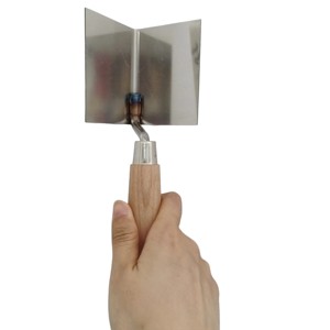 2 gói góc công cụ thiết lập thép không gỉ vách thạch cao trowel với nội bộ và bên ngoài góc và mềm grip xử lý - Product Image 2