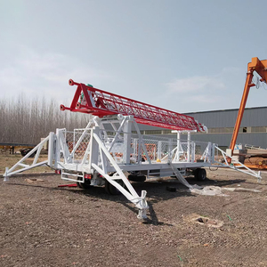 Xe tải gắn điện thoại di động Trailer Kính thiên văn tháp ánh sáng với 10m-200m chiều cao và thép cán nóng xây dựng - Product Image 4