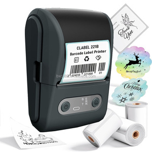 Mini <span class=keywords><strong>Impresora</strong></span> Térmica Portátil de Fábrica, <span class=keywords><strong>Impresora</strong></span> de Etiquetas Autoadhesivas de 20-57 mm, <span class=keywords><strong>Impresora</strong></span> Móvil Inalámbrica para Conexión Bluetooth - Product Image 1