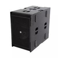Système de caisson de basses Line Array audio professionnel 1600W Boîtier en bois Garantie 1 an