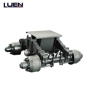 Nouvelles pièces de semi-remorque pour camions lourds, suspension d'usine, essieu de type BPW, bogie en acier 32T - Product Image 1