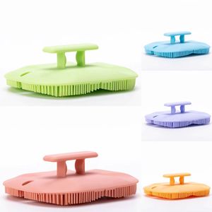 bathroom accessories Baby Shampoo Silicone Facial brushes face scrubber Cleansing Round Massage Brush brosse visage - Product Image 2