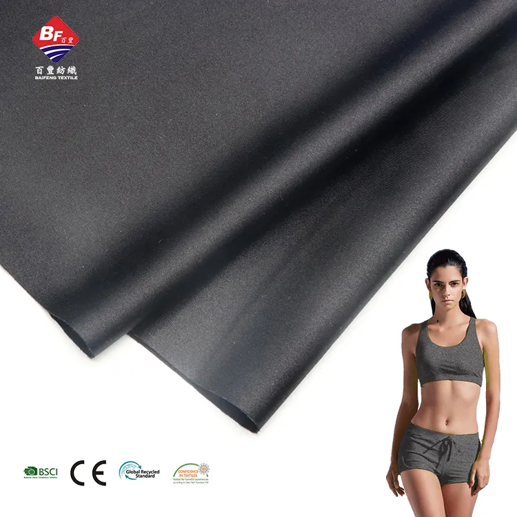 Factory Custom knit fabric 95% Polyester 5% Spandex Sports Stretch Swimwear swim Fabric For Women Swimsuit