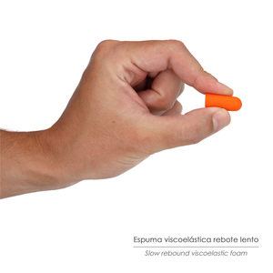 Tapones de espuma para los oídos, juego de 2 tapones SNR 31 dB - Product Image 3