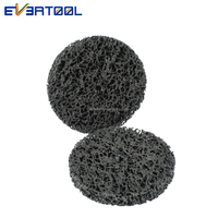 EVERTOOL Disques de nettoyage en acier inoxydable, mandrins à broche, disques de meulage pour le nettoyage des soudures et des surfaces