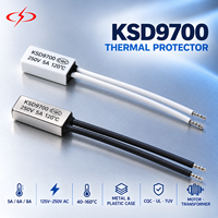 Thermostat XC KSD9700, protecteur thermique bimétallique pour équipement électrique, 5A 125V/250V AC 40-160°C, coque en bakélite, TUV//CQC