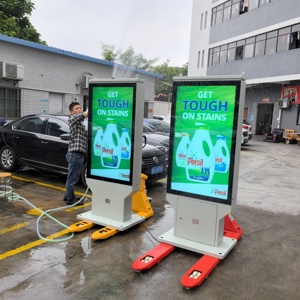 หน้าจอโฆษณา 3000nits IP65 LCD ป้ายดิจิตอล 2K 4K จอแสดงผลกลางแจ้ง 1080p ป้ายดิจิตอลกลางแจ้ง - Product Image 1