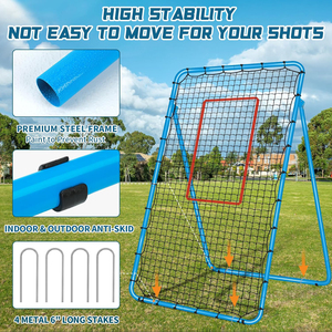 Red de Voleibol para Práctica en el Patio Trasero, Sistema de Red de Voleibol Portátil con Altura Ajustable, Red Deportiva Resistente para Interiores y Exteriores - Product Image 2