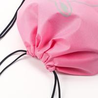Sac à dos à cordon de serrage pour emballage, Polyester de haute qualité, cadeau, chaîne étanche, sangle personnalisée, Style Logo unisexe