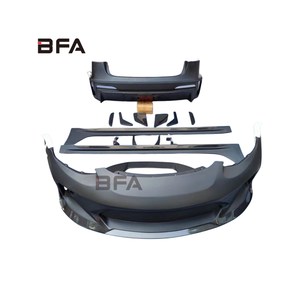 Pour la mise à niveau <span class=keywords><strong>Tesla</strong></span> model3 pare-chocs avant modifié en fibre de semi-carbone pare-chocs avant lèvre arrière kit de carrosserie de style <span class=keywords><strong>Robot</strong></span> Hacker - Product Image 6