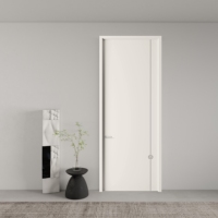 Portes intérieures modernes en MDF et bois massif, anti-rayures, insonorisées, de haute qualité, design chinois, pour hôpitaux, salles de bain et chambres à coucher (vente en gros)