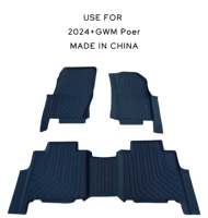 Tapis de sol et tapis de coffre complets en TPE sur mesure, imperméables, 5D, pour GWM Poer Great Wall Cannon 2024+, conduite à droite